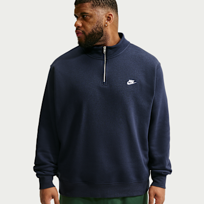 Nike Sportswear Club Men's 1/2-Zip Fleece Top. Nike.com